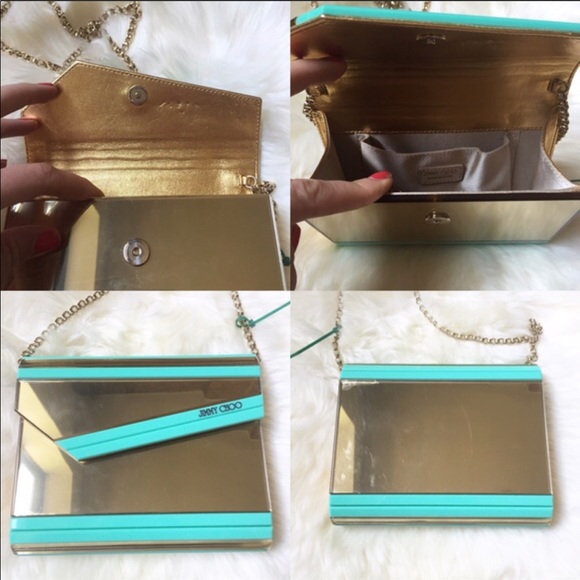 Jimmy Choo Acrylic mirror crossbody 💯% Authentic - Picture 5 of 6